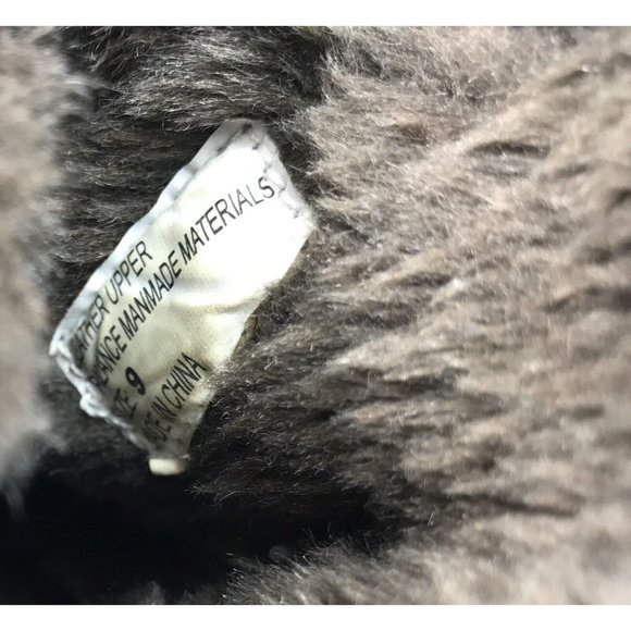 Volatile Brown Suede Fur Lined Slip On Wedge Clogs Mules Size 9 - Picture 10 of 10